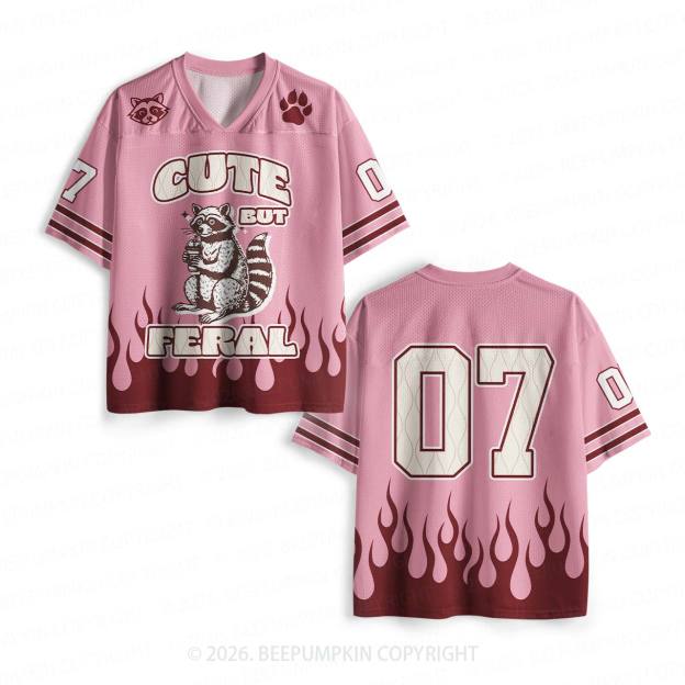 Cute But Feral Toddler&Kid's Sport Jersey