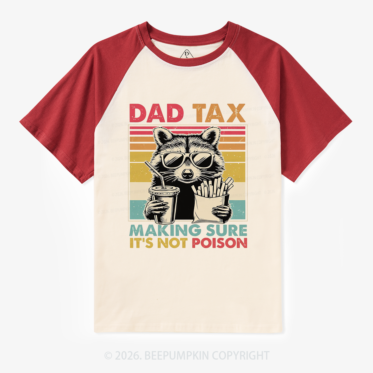 Dad Tax Vintage Raglan T-Shirt