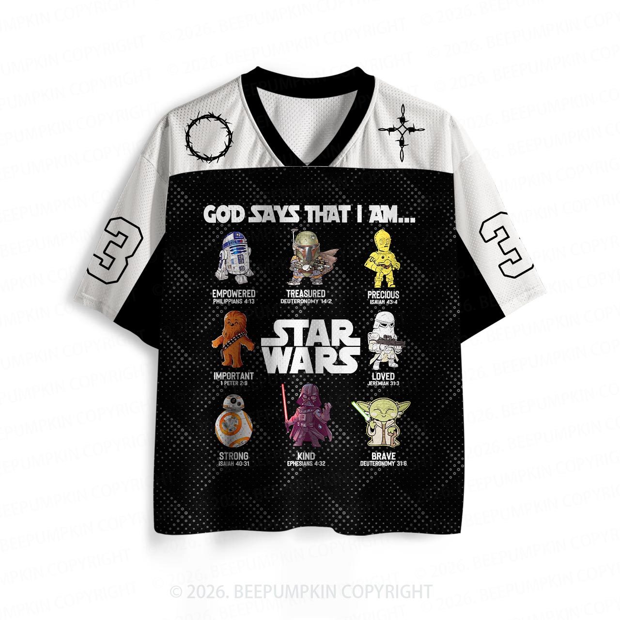 God Says I Am Toddler&Kid's Sport Jersey