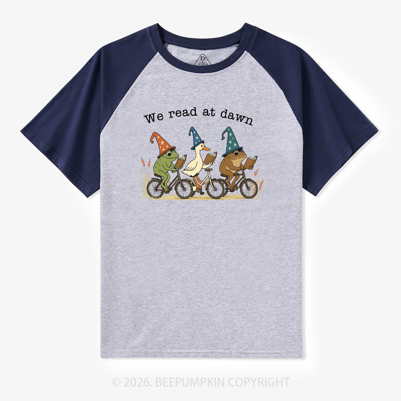 We Read At Dawn Retro Raglan T-shirt