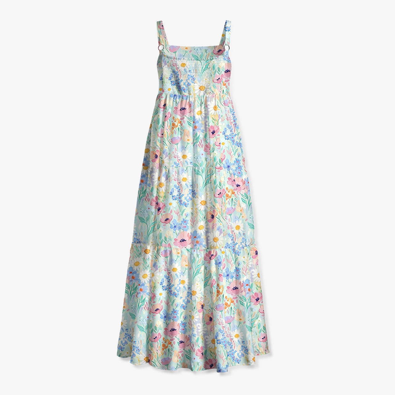 Morning Dew Blooms Women’s Voile Cami Dress