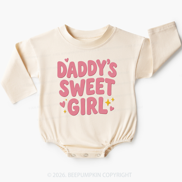 Daddy's Sweet Girl Baby Bubble Romper