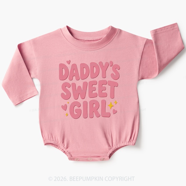 Daddy's Sweet Girl Baby Bubble Romper