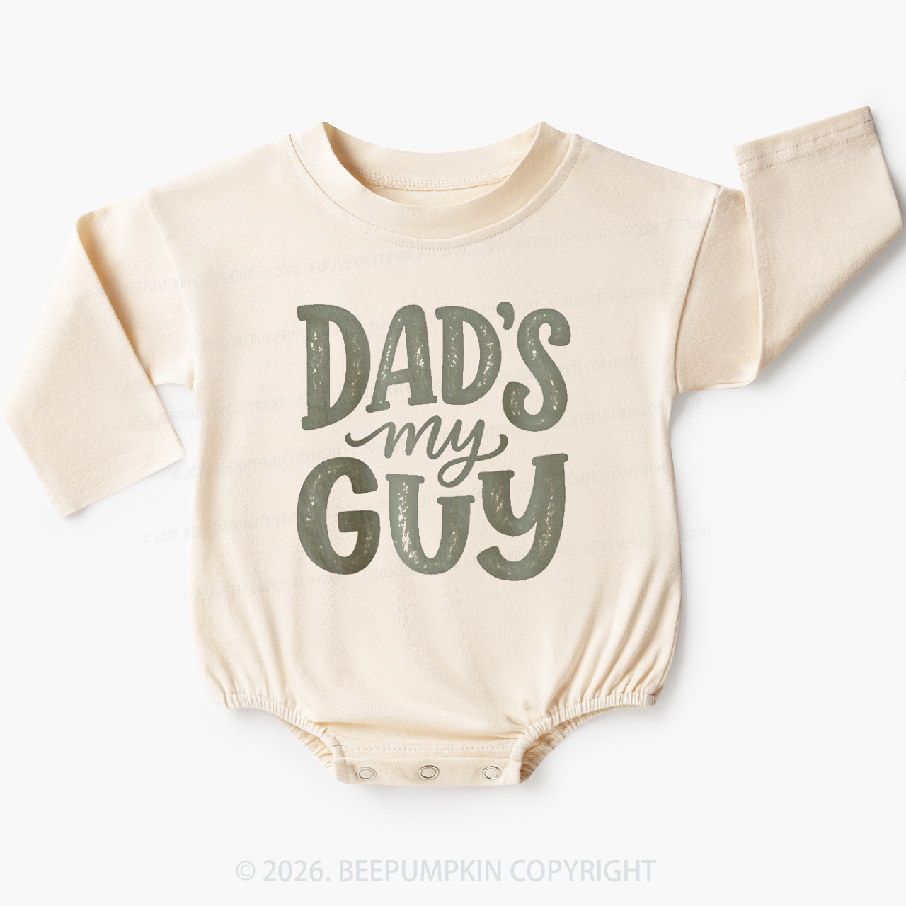 Dad's My Guy-Cute Father's Day Baby Bubble Romper