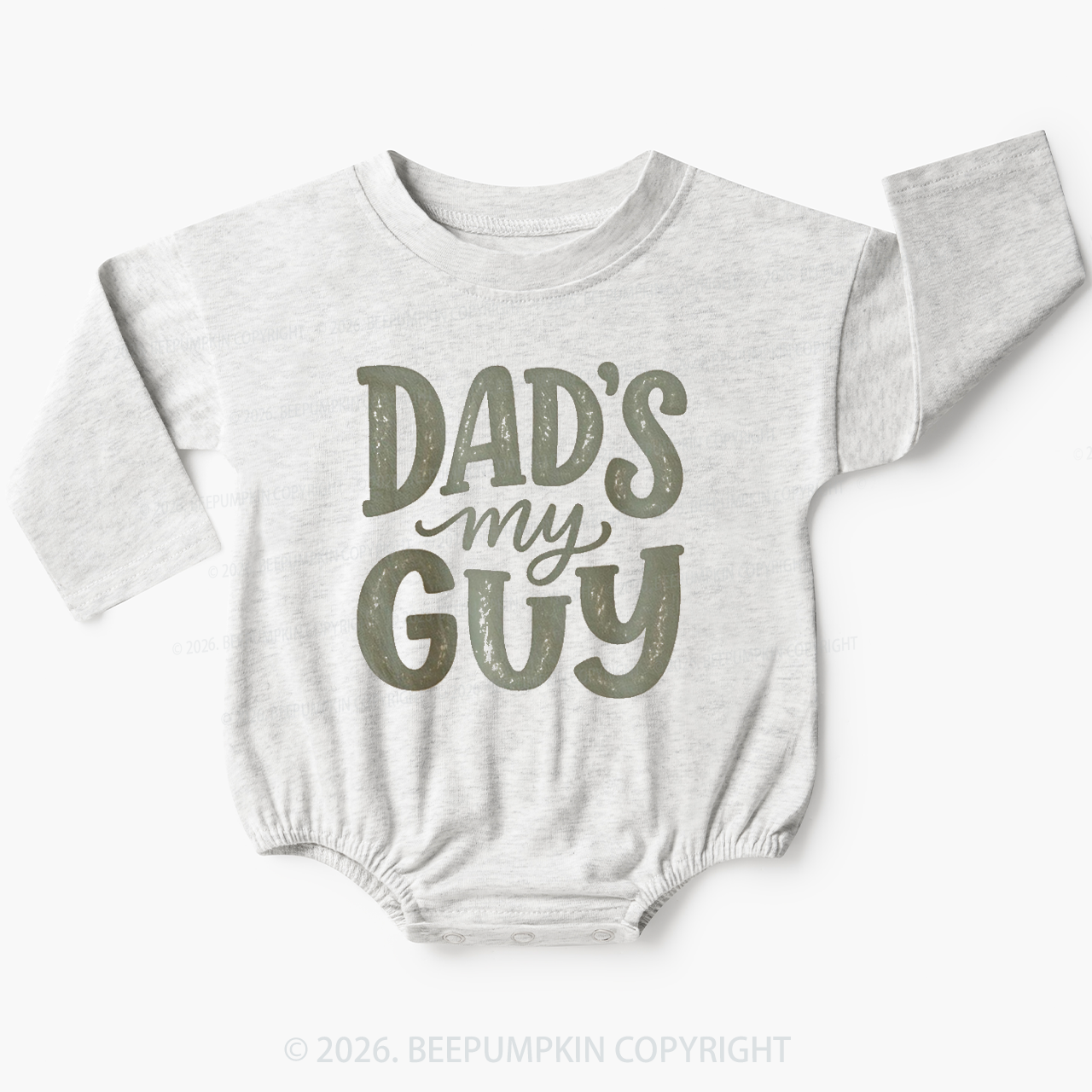 Dad's My Guy-Cute Father's Day Baby Bubble Romper
