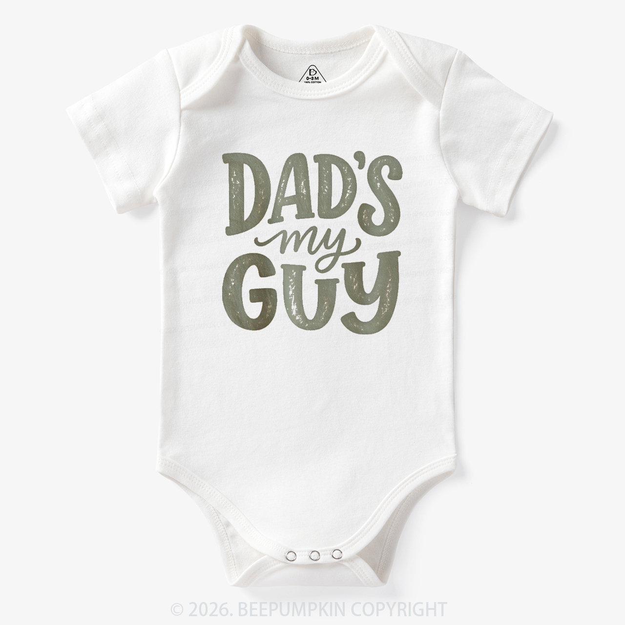 Dad's My Guy-Cute Father's Day Baby Bodysuit