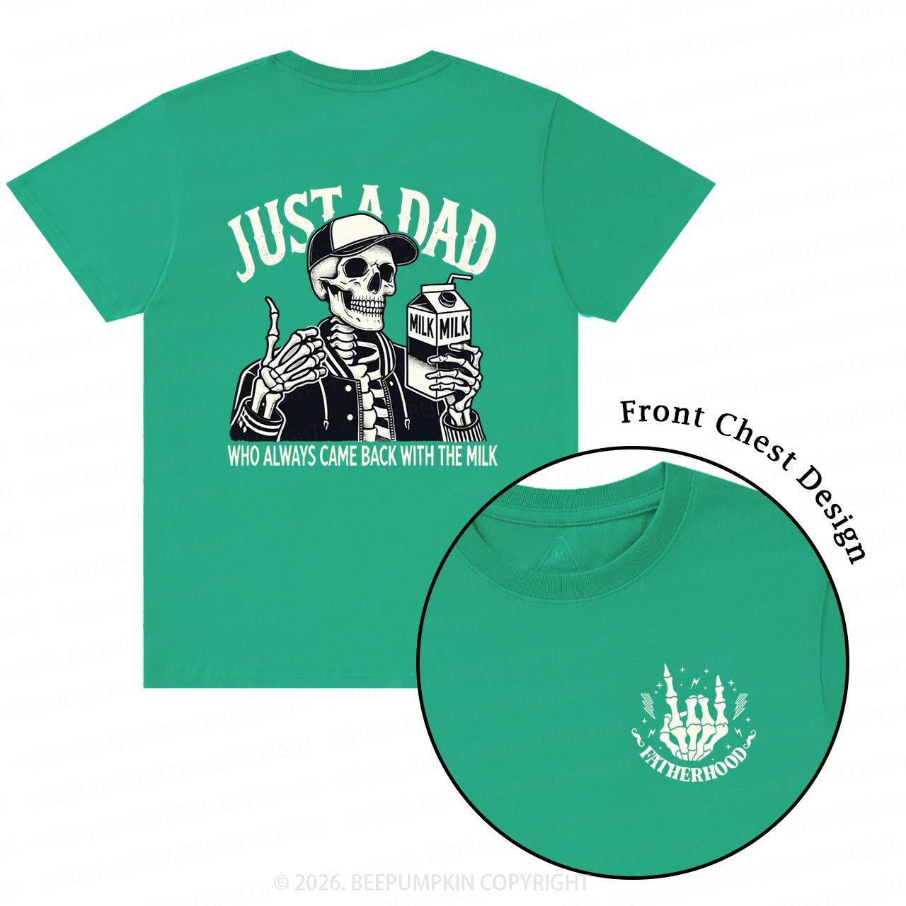 Just A Dad Who Always Came Back With The Milk T-Shirts