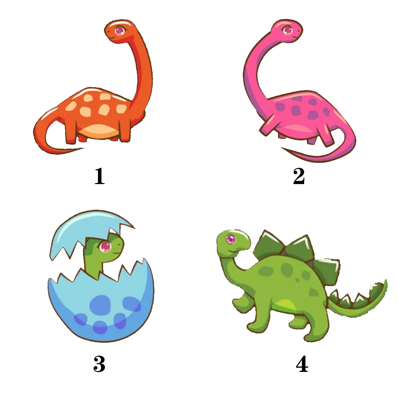 Personalized Cute Birthday Dinosaur Matching Family T-shirts