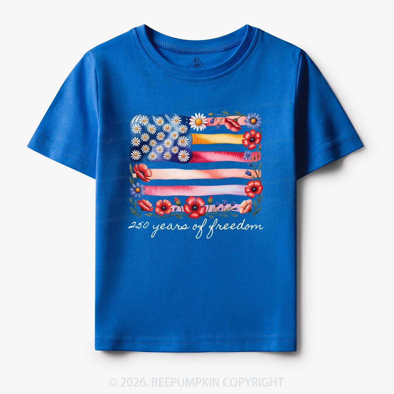 250 Years of Freedom Patriotic Toddler&Kid's Tees