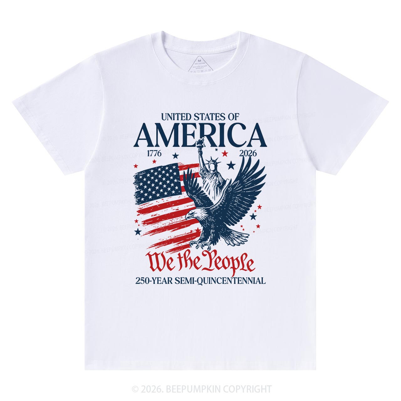 America 250 Patriotic Eagle Independence Day T-Shirts