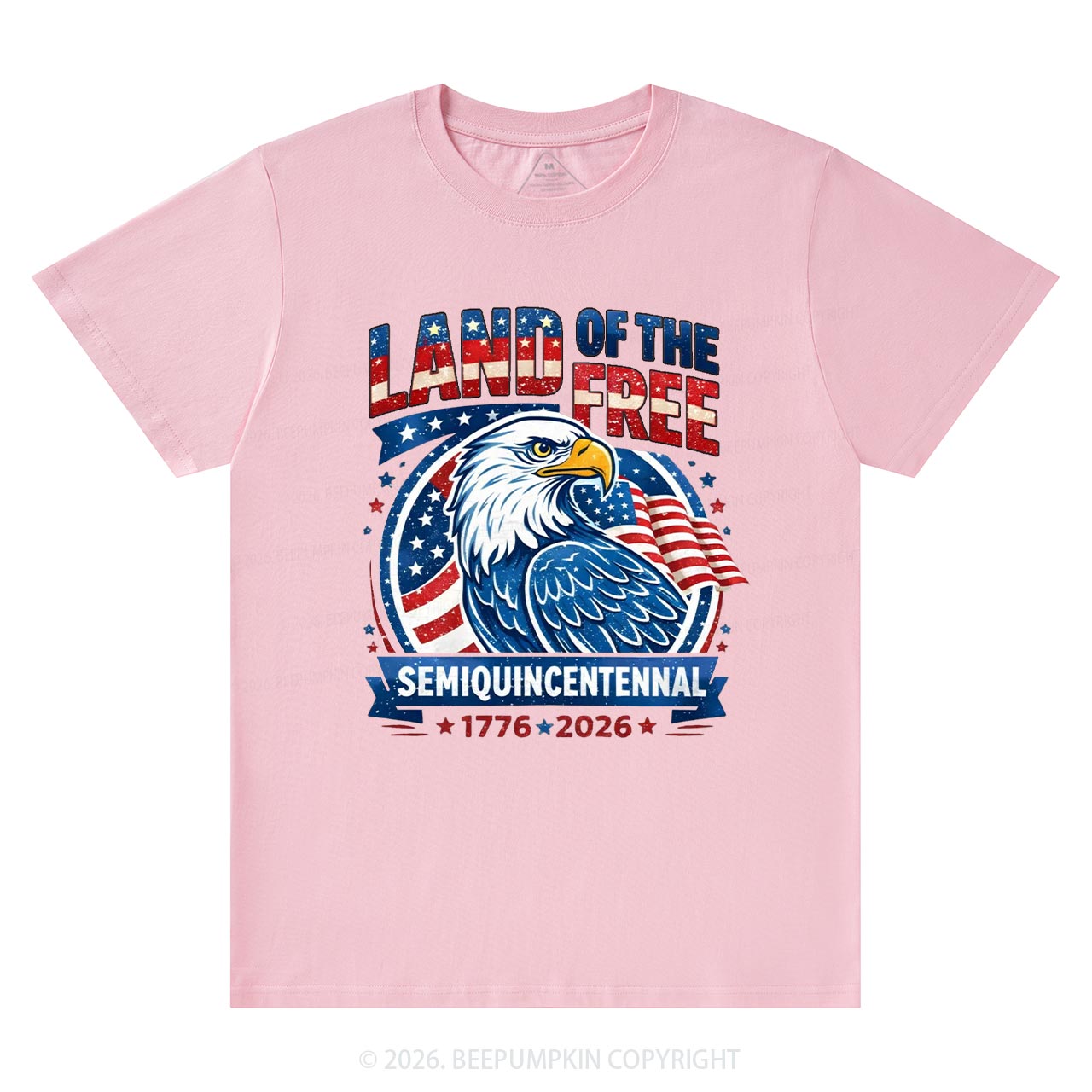 Patriotic Land Of The Free America 250 T-Shirts