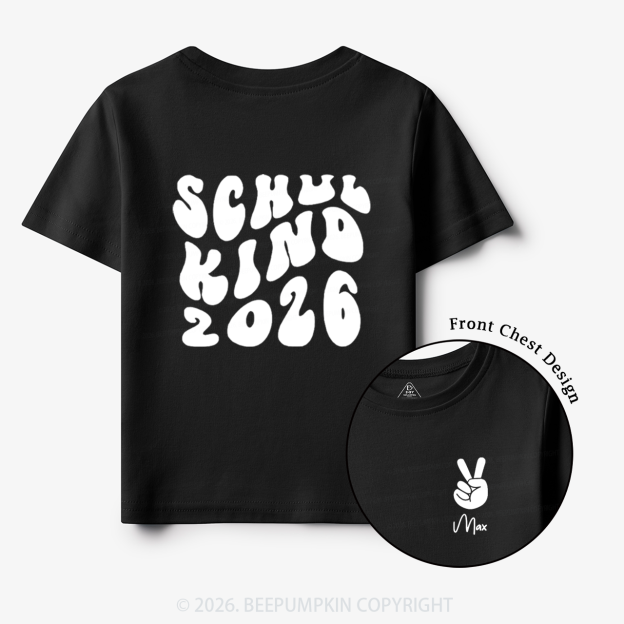 Personalized Schoolchild 2026 Back To School Gift Toddler&Kids Shirts