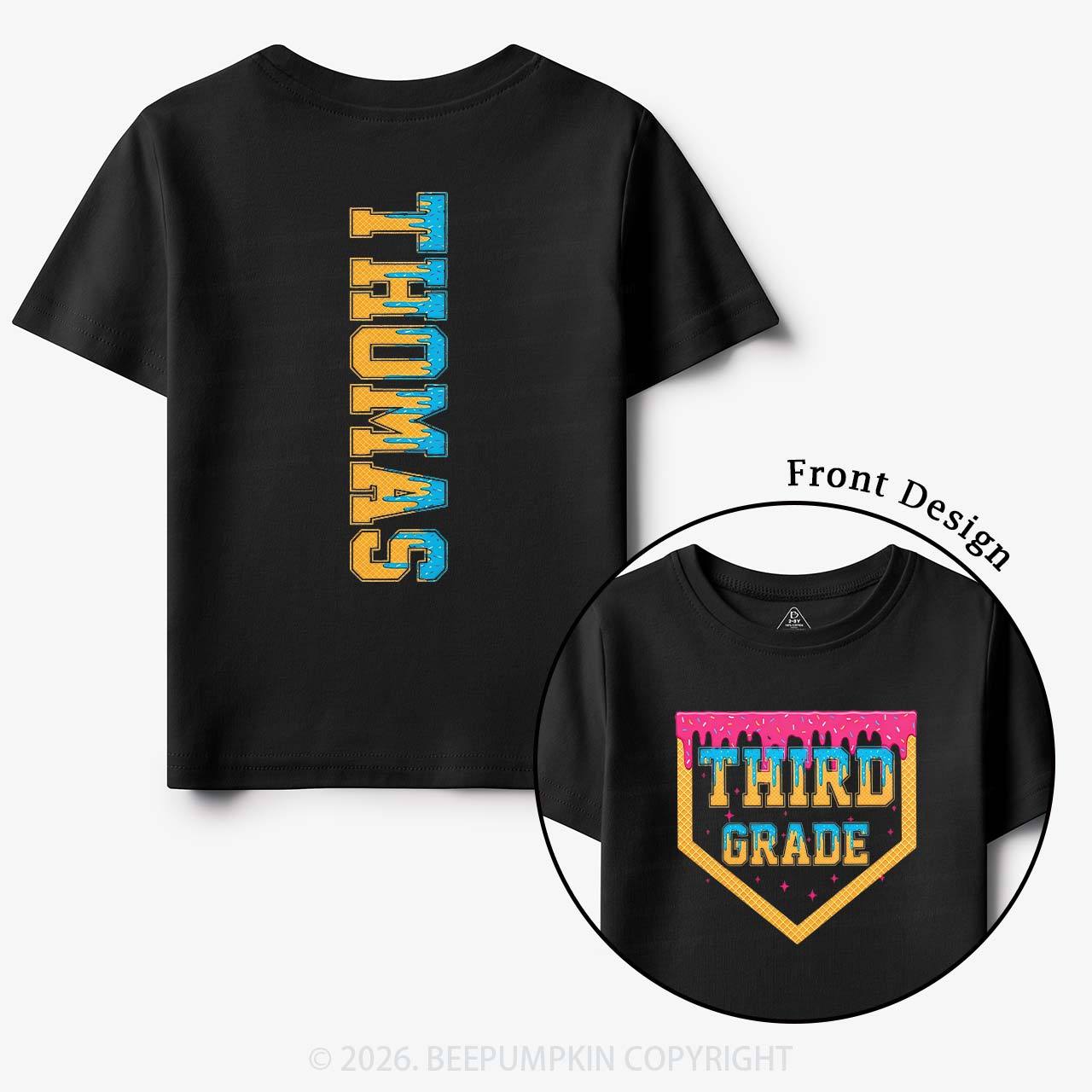 Personalized Sprinkles Name Back To School Toddler&Kid's Tees