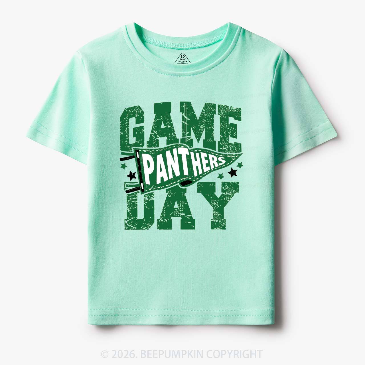 Personalized School Mascot Game Day Retro Toddler&Kid's Tees