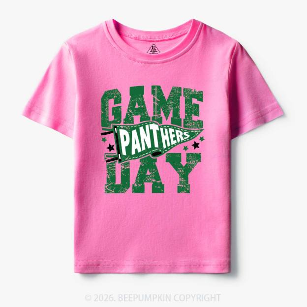 Personalized School Mascot Game Day Retro Toddler&Kid's Tees