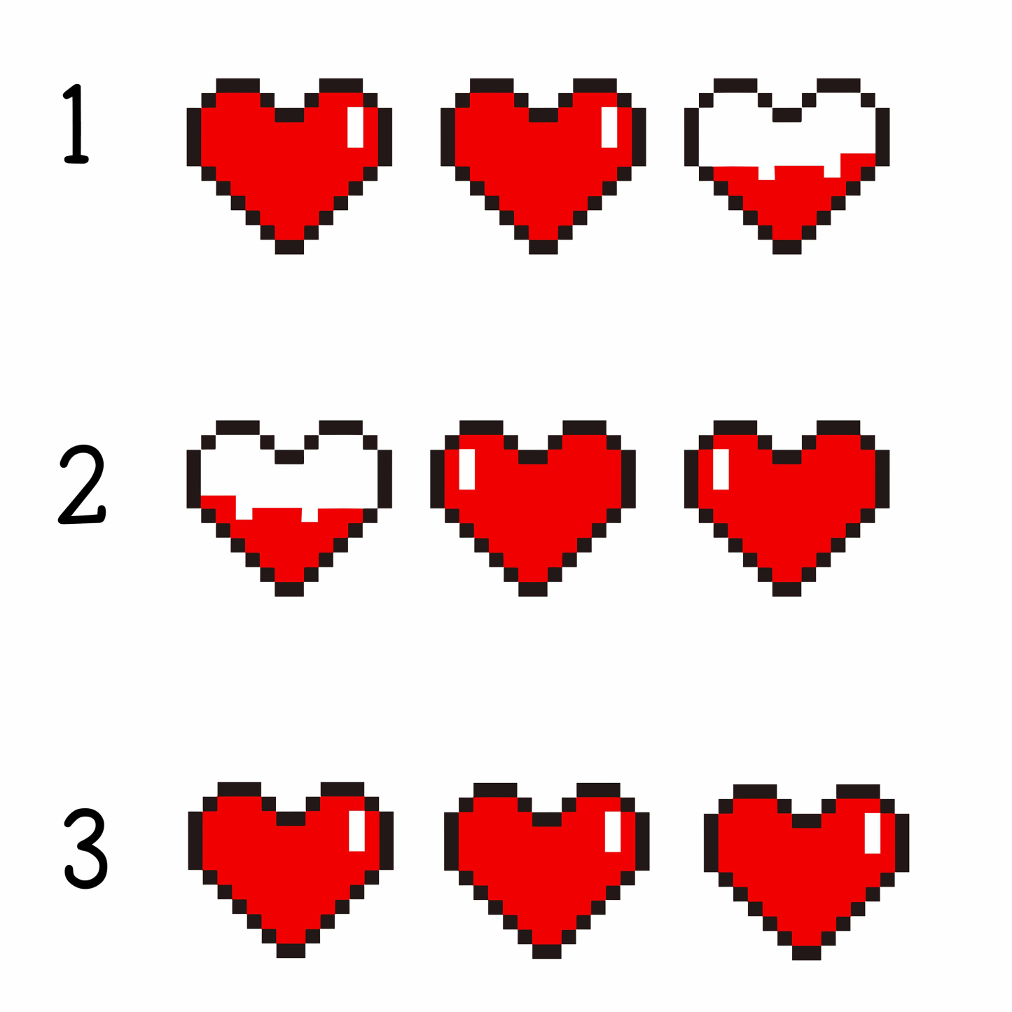 Personalized Pixel Heart Gift Valentine's Sweatshirts For Family