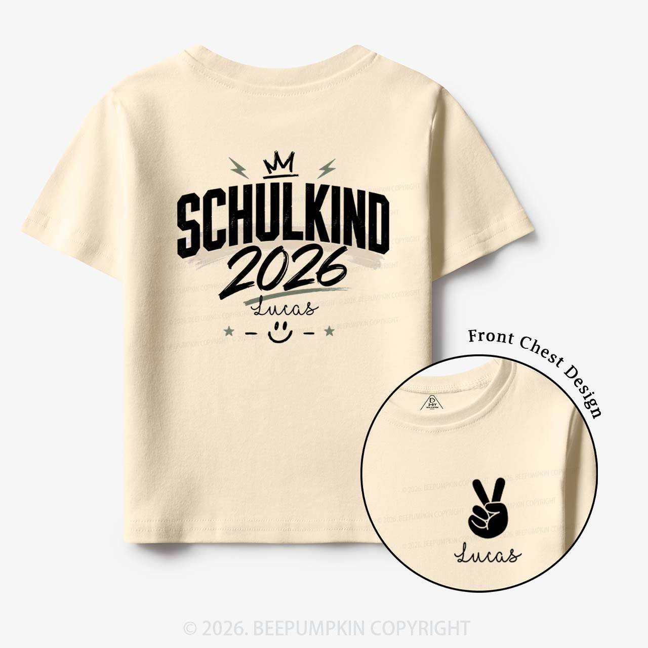 Personalized I'm a Schoolchild Toddler&Kid's Tees