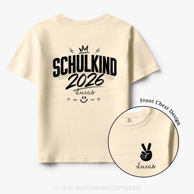 Personalized I'm a Schoolchild Toddler&Kid's Tees