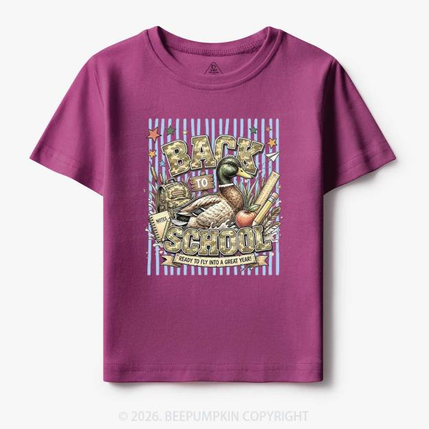 Mallard Duck Back To School Toddler&Kid's Tees