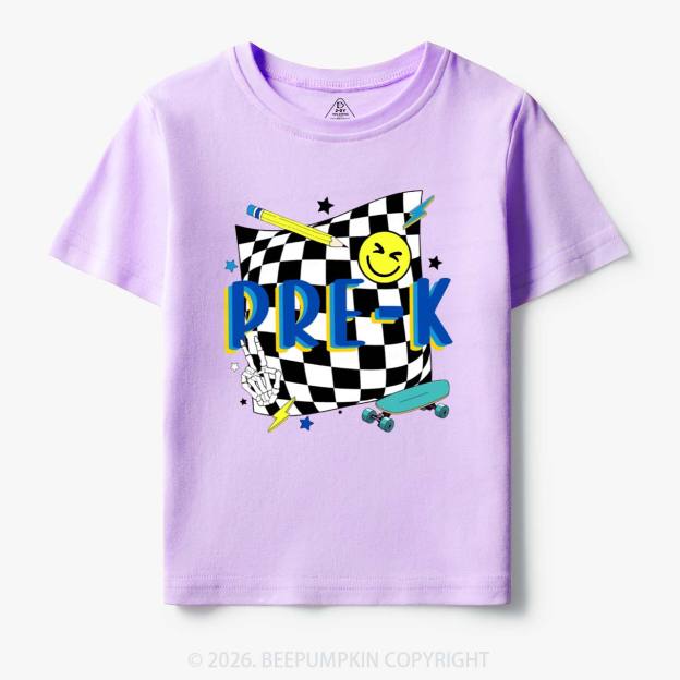 Personalized Cool Skateboard Lightning Back to School Toddler&Kid's Tees