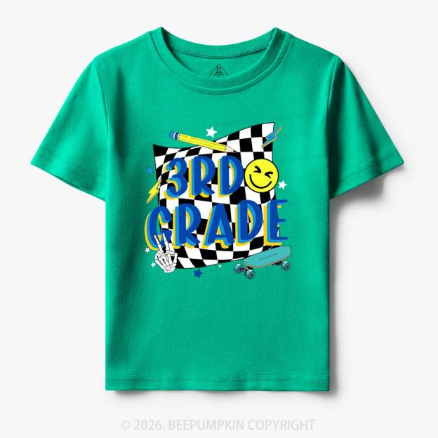Personalized Cool Skateboard Lightning Back to School Toddler&Kid's Tees