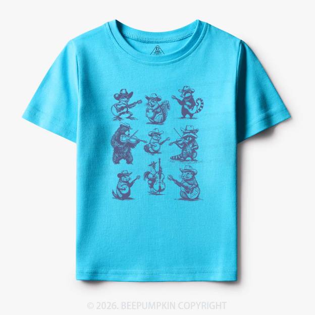 Animal Musicians Toddler&Kid's Tees