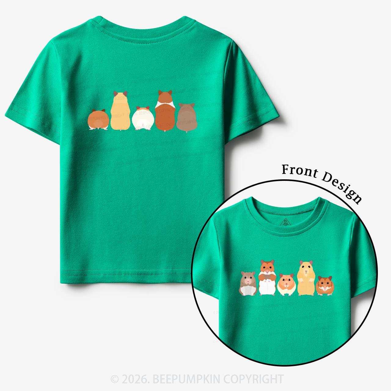 Cute Pet Hamsters Funny Toddler&Kid's Tees
