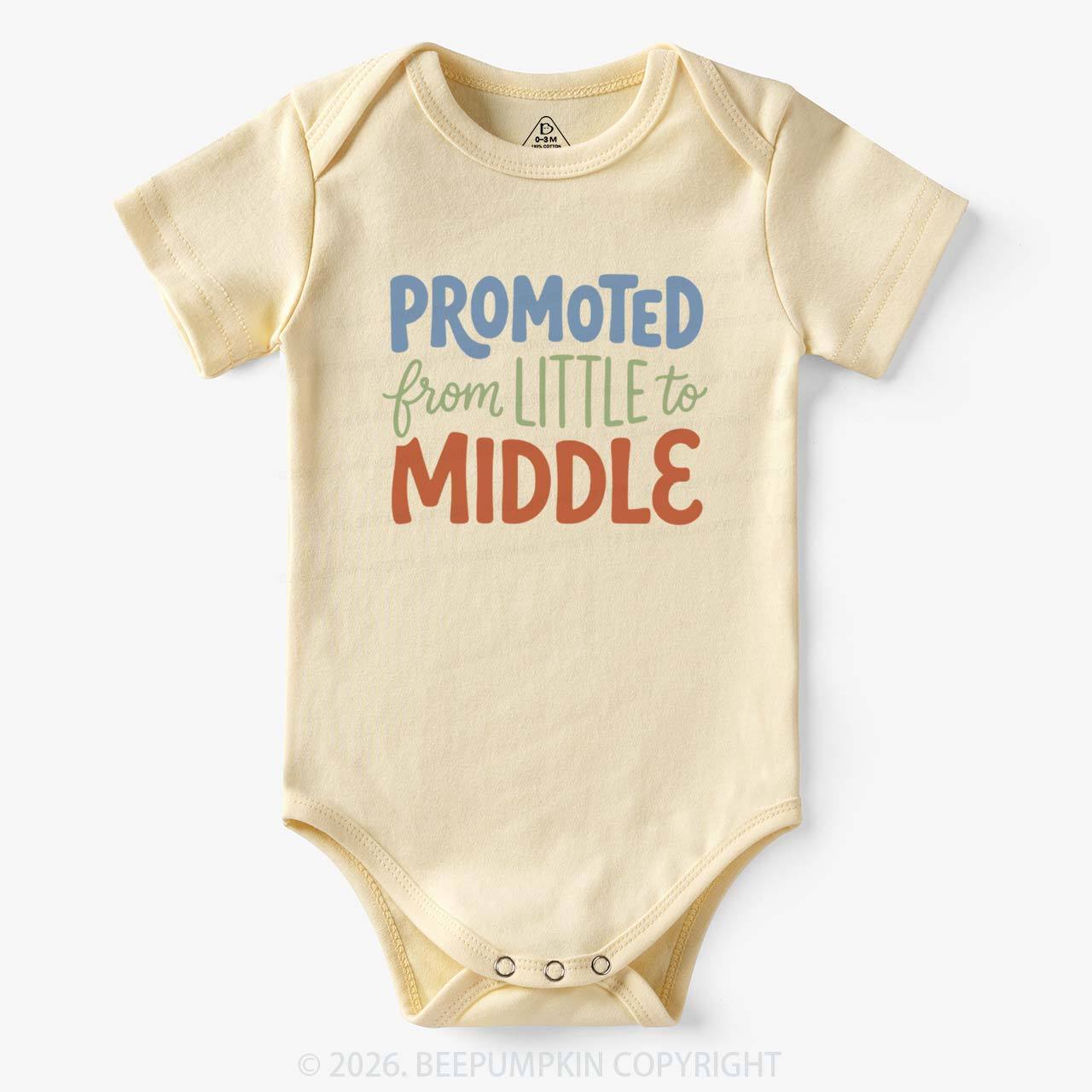 Promoted From Little To Middle Bodysuit