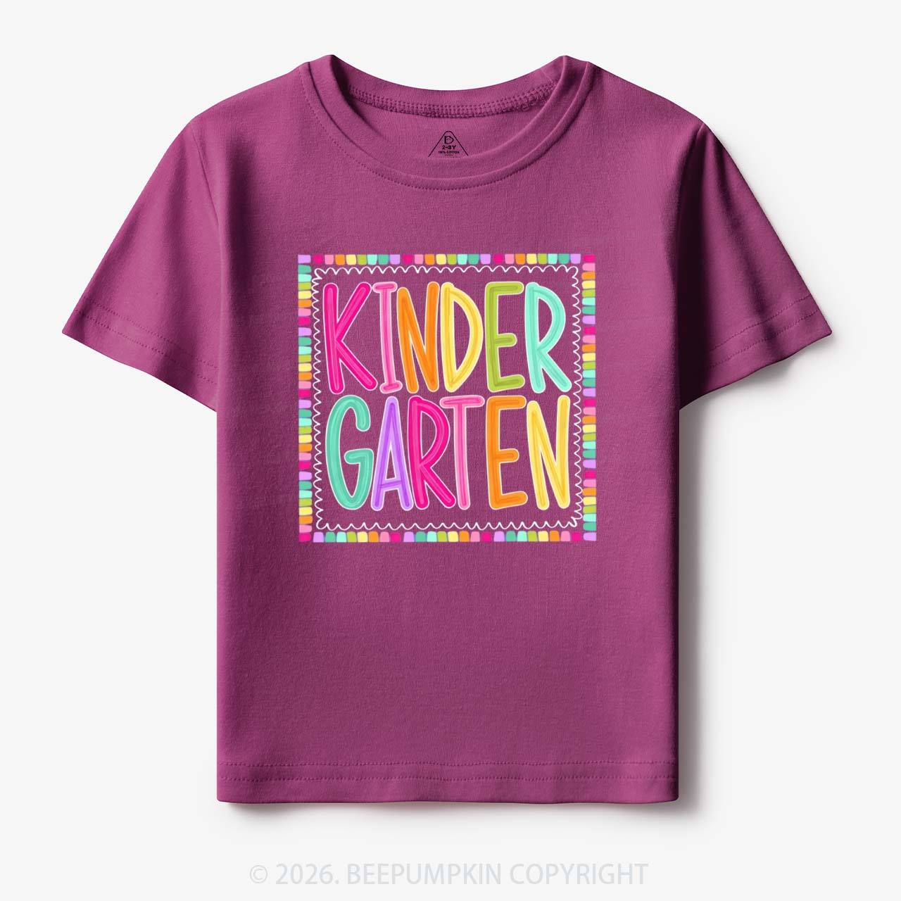 Color Pop Grade Level Back to School Toddler&Kid's Tees