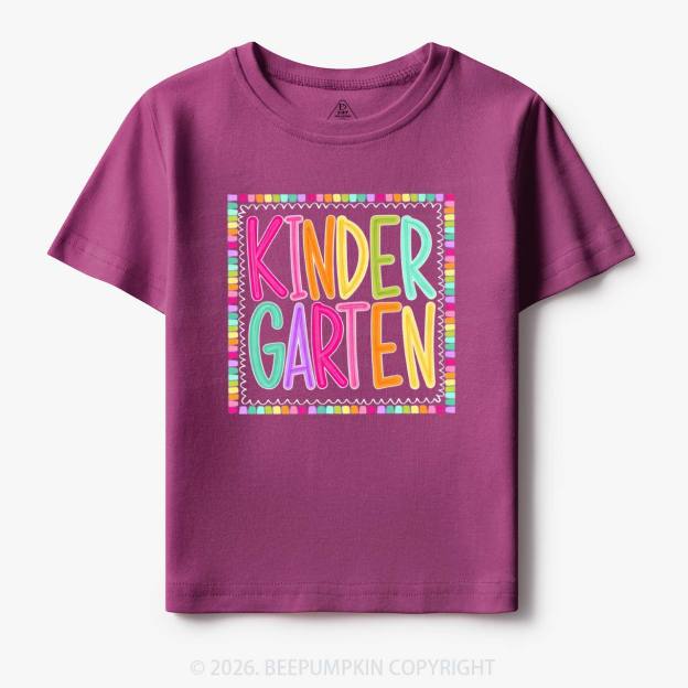 Color Pop Grade Level Back to School Toddler&Kid's Tees