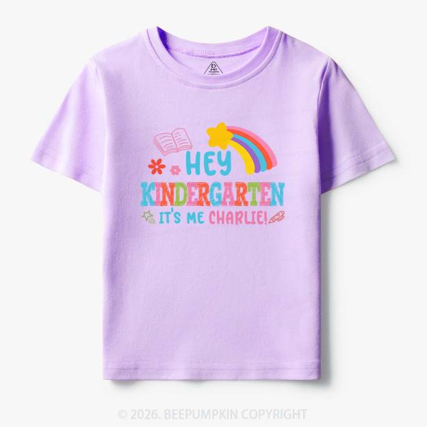 Personalized Hey It's Me Toddler&Kid's Tees