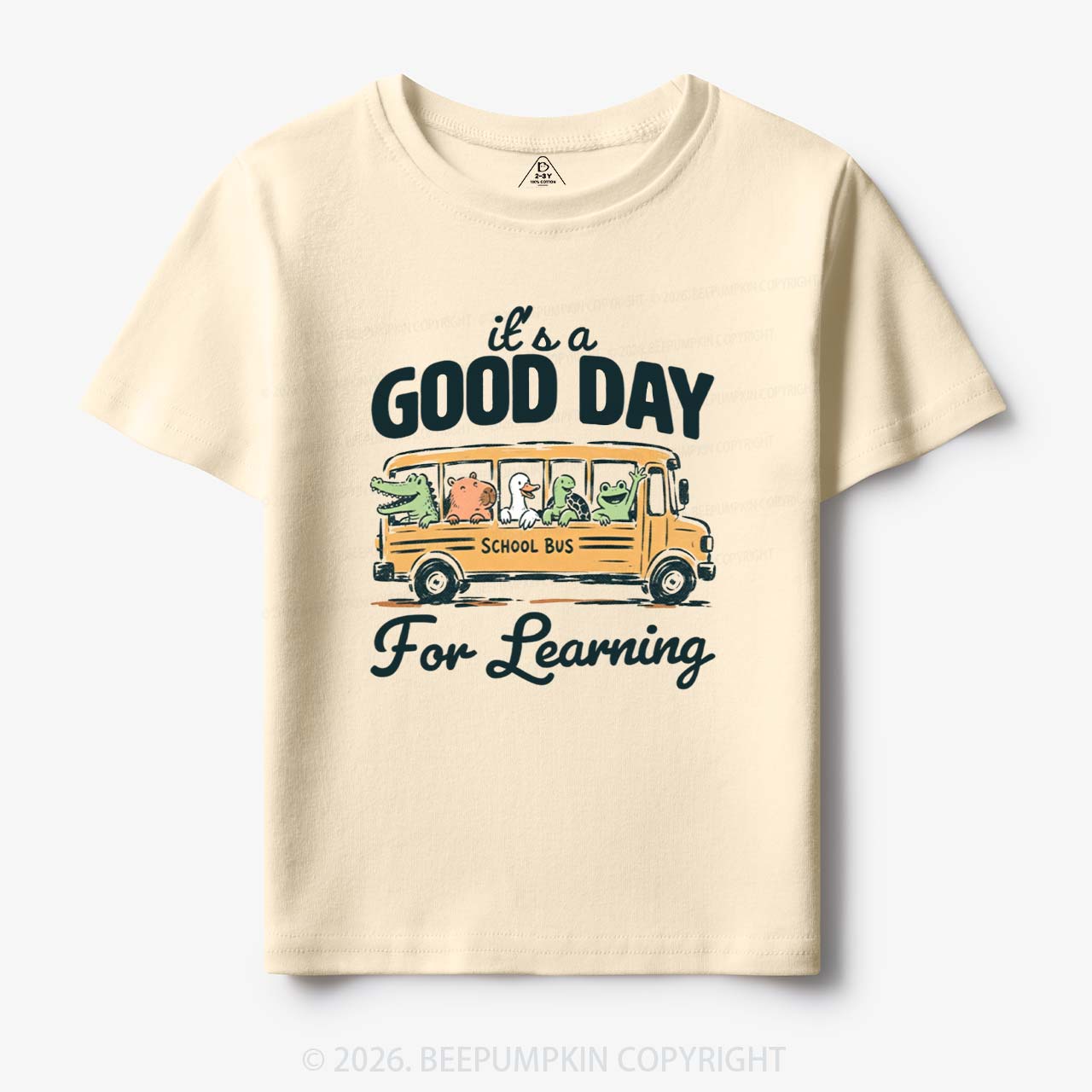 It's A Good Day For Learning Cute Animals Toddler&Kid's Tees