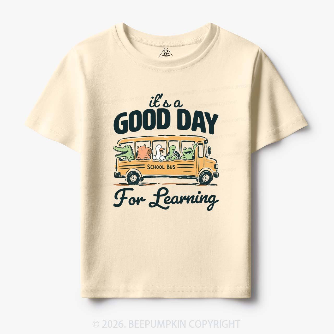 It's A Good Day For Learning Cute Animals Toddler&Kid's Tees