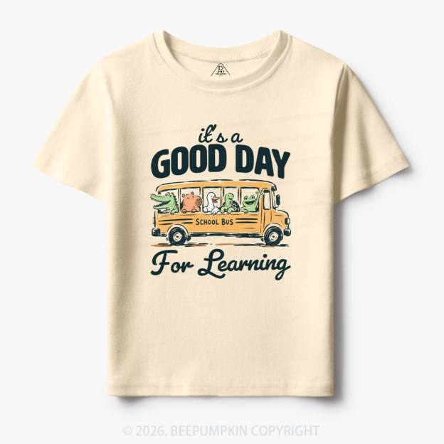It's A Good Day For Learning Cute Animals Toddler&Kid's Tees