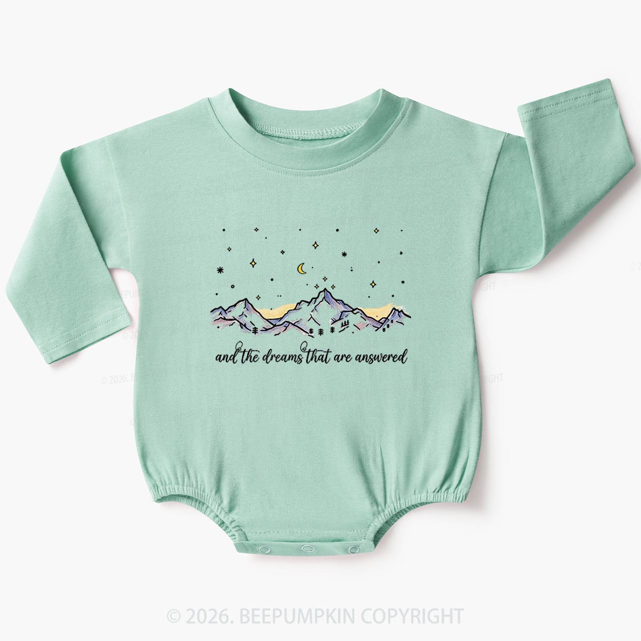 Dreams That Are Answered Baby Bubble Romper