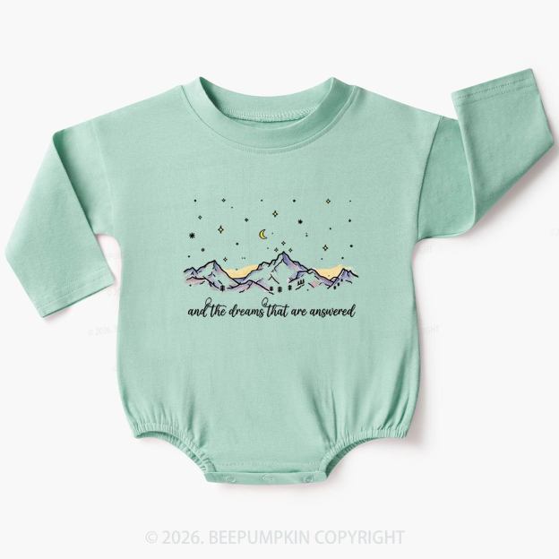 Dreams That Are Answered Baby Bubble Romper