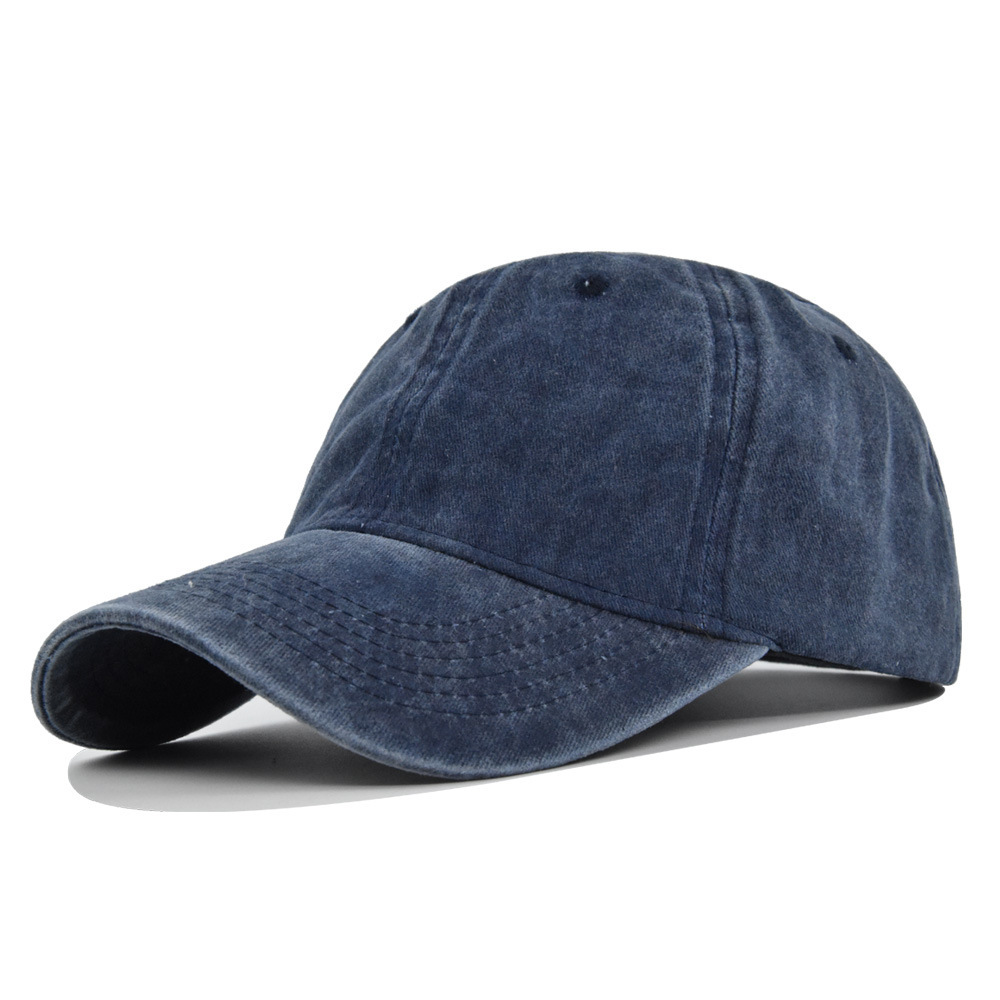 Adult Distressed Washed Peaked Cap