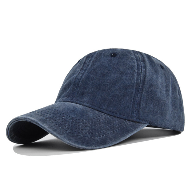 Adult Distressed Washed Peaked Cap
