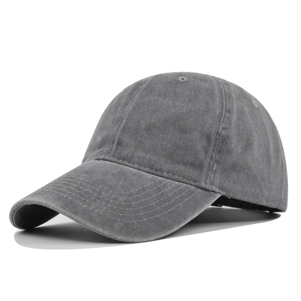 Adult Distressed Washed Peaked Cap