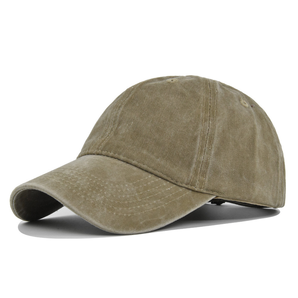 Adult Distressed Washed Peaked Cap