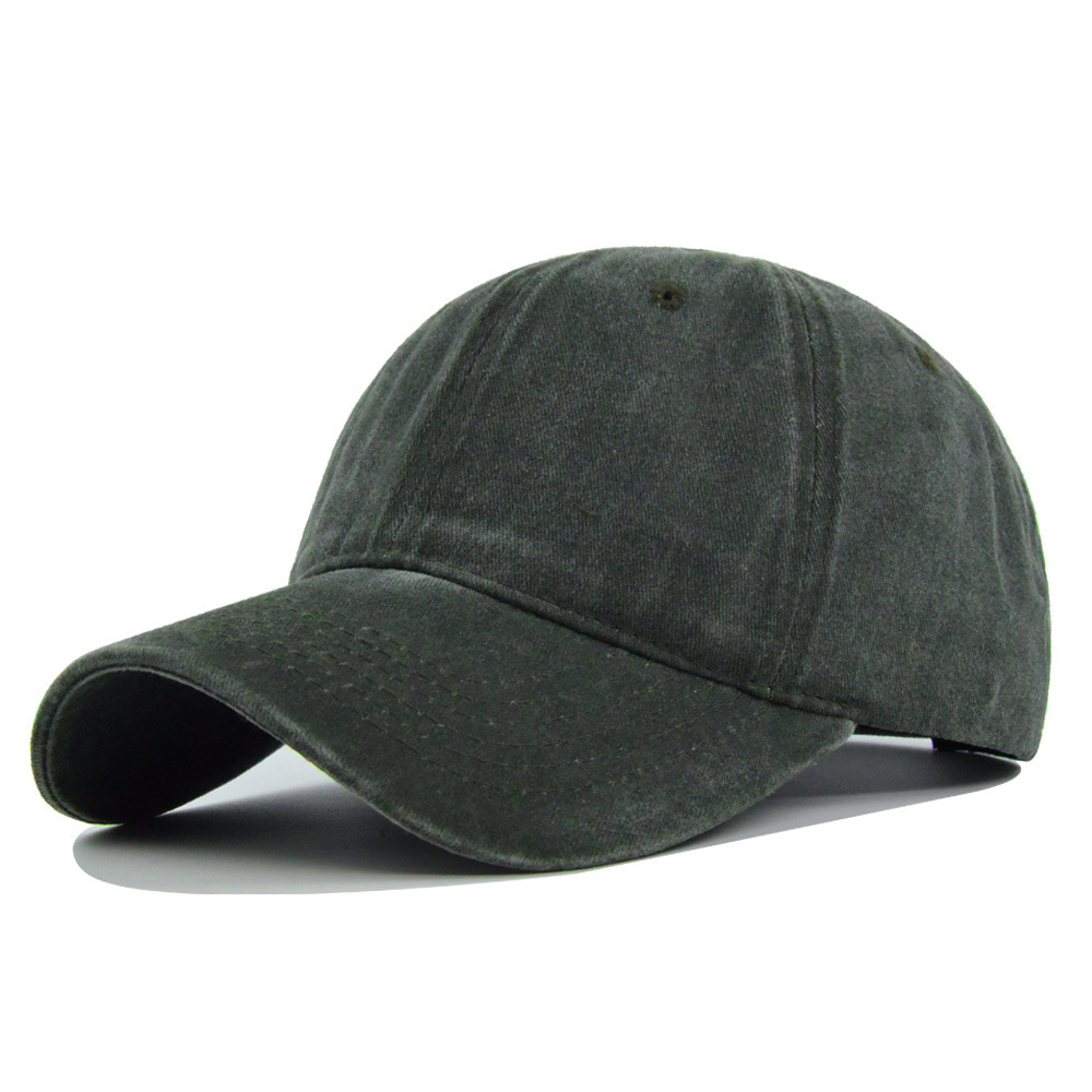 Adult Distressed Washed Peaked Cap