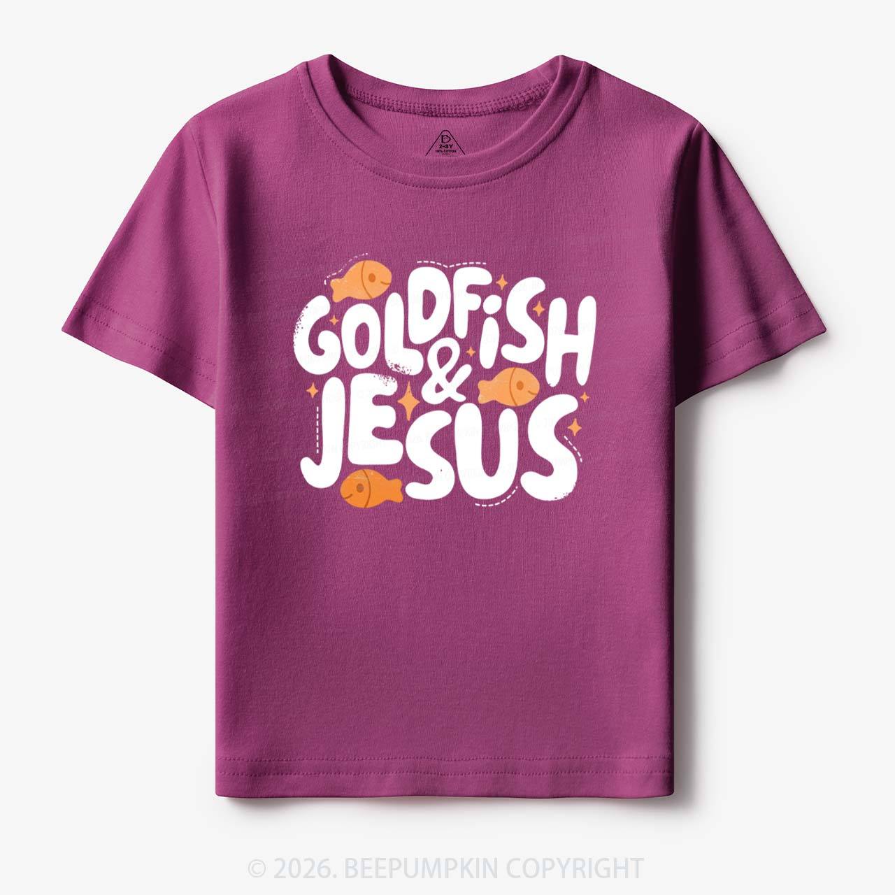 Retro Goldfish and Jesus Toddler&Kid's Tees