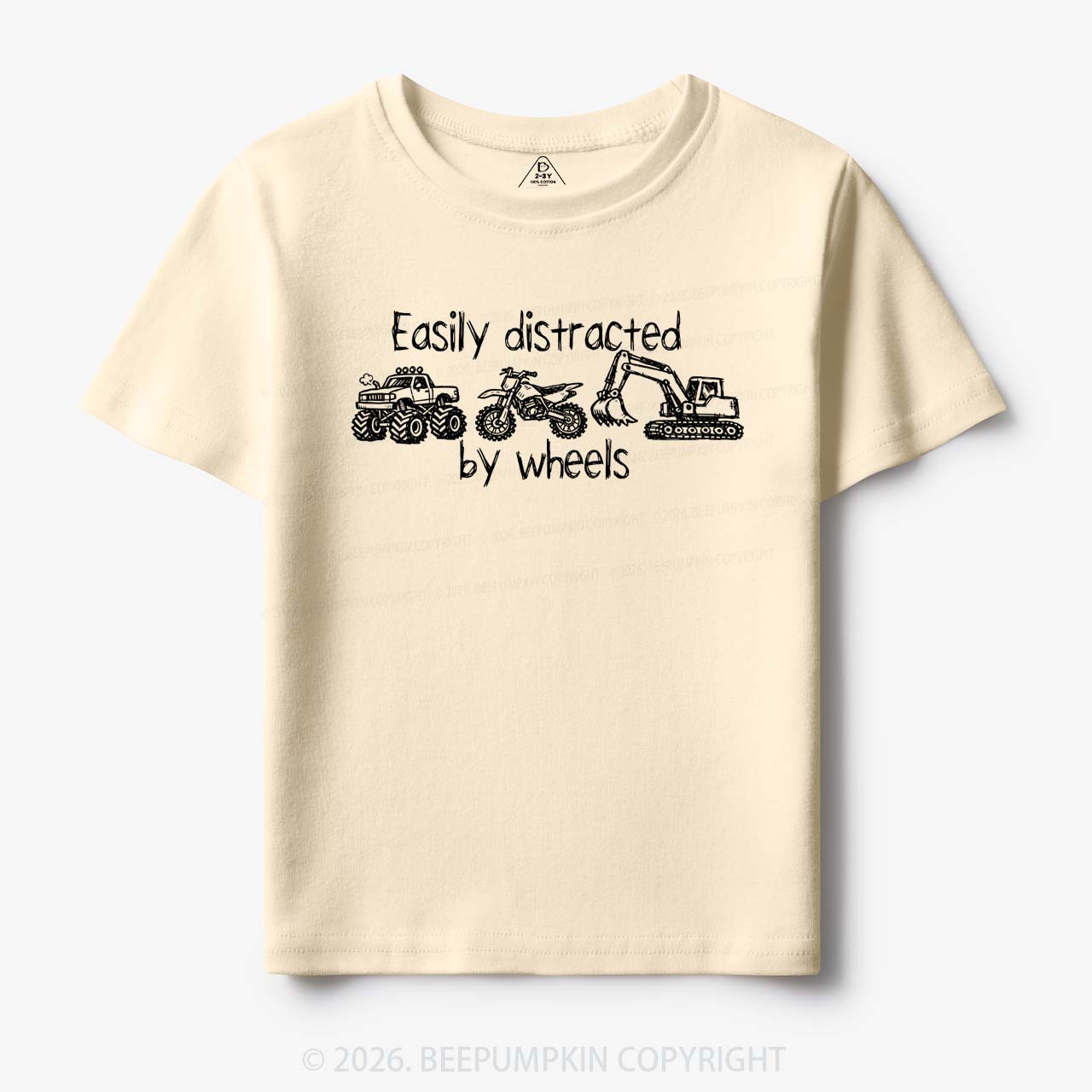 Monster Truck Tractor Toddler&Kid's Tees