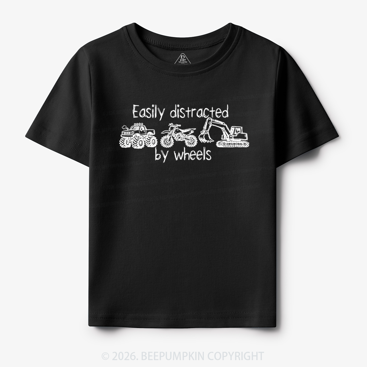 Monster Truck Tractor Toddler&Kid's Tees