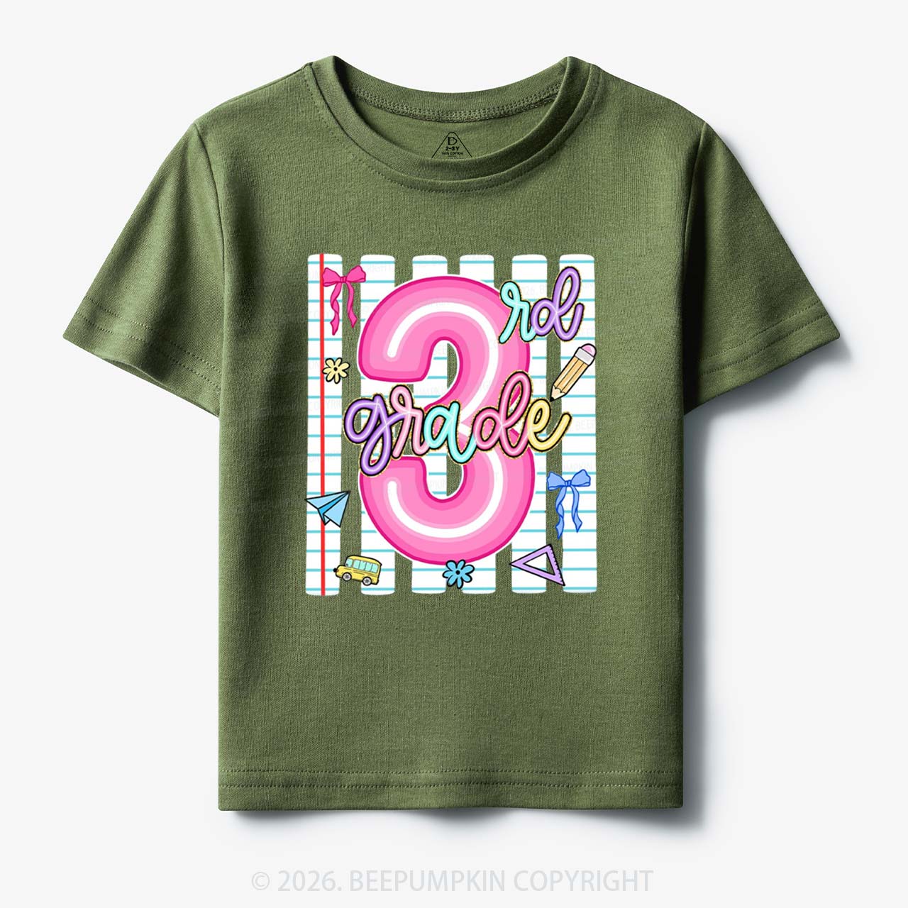 Preppy Neon Pre-K To Fourth Grade Toddler&Kid's Tees