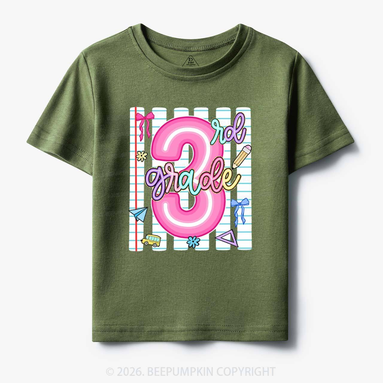 Preppy Neon Pre-K To Fourth Grade Toddler&Kid's Tees