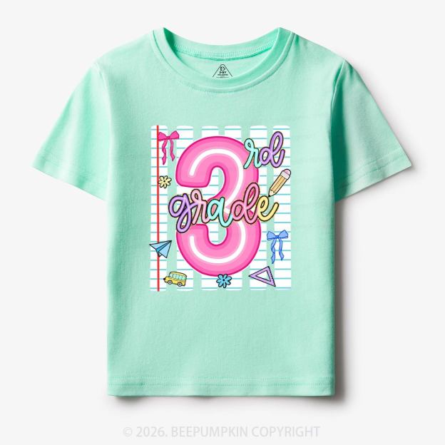 Preppy Neon Pre-K To Fourth Grade Toddler&Kid's Tees