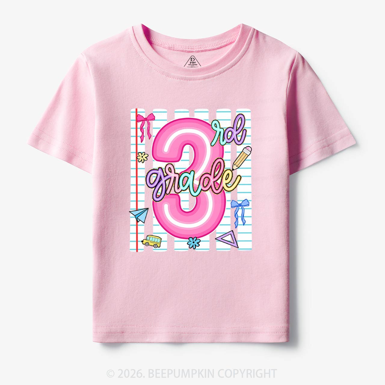 Preppy Neon Pre-K To Fourth Grade Toddler&Kid's Tees