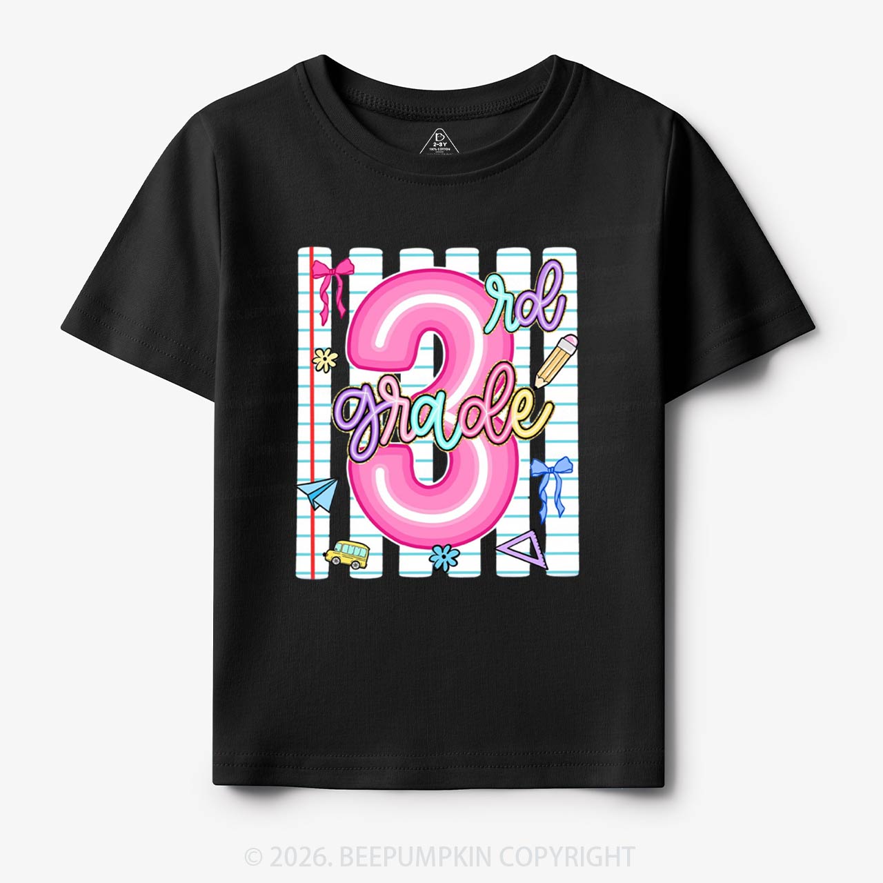 Preppy Neon Pre-K To Fourth Grade Toddler&Kid's Tees