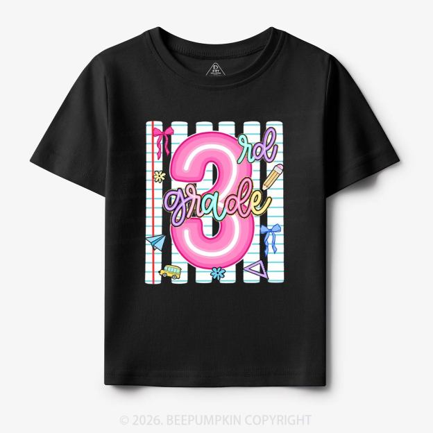 Preppy Neon Pre-K To Fourth Grade Toddler&Kid's Tees